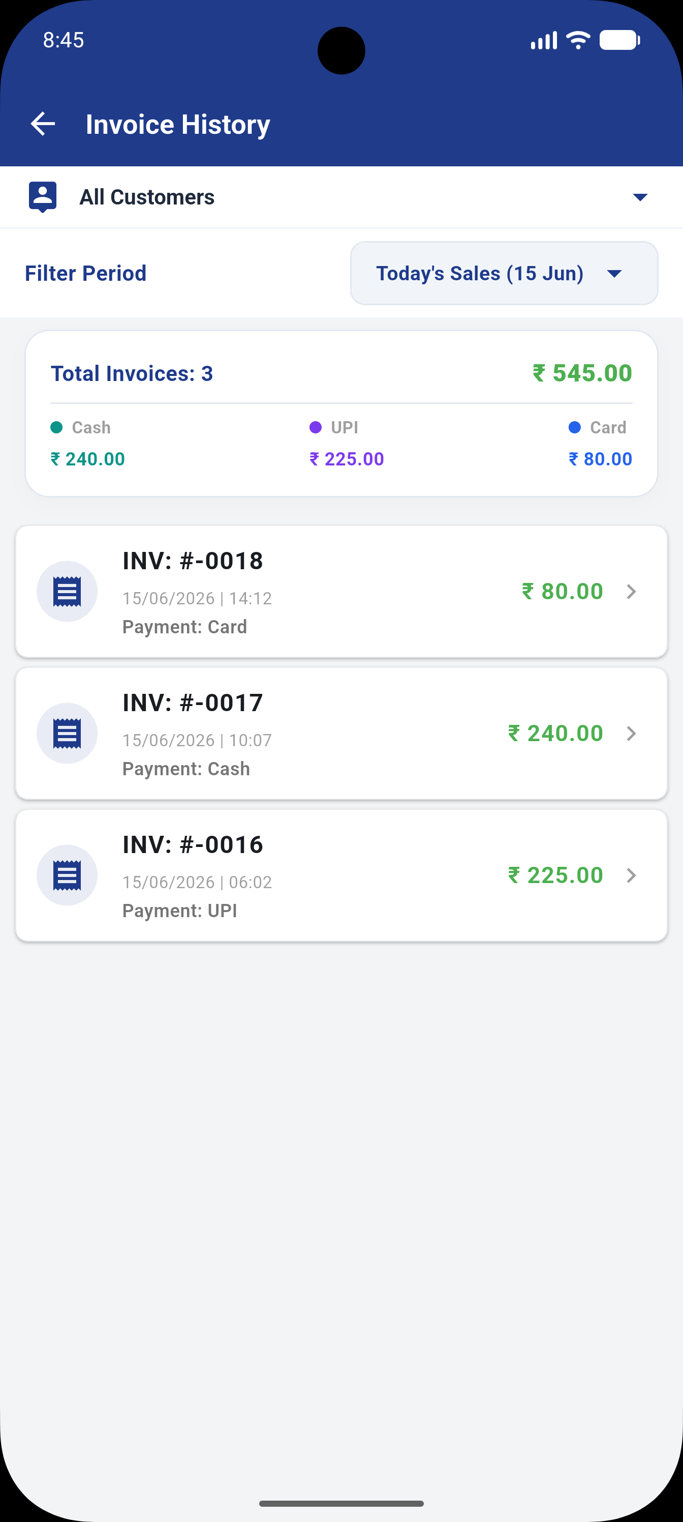 Formatted PDF Invoice